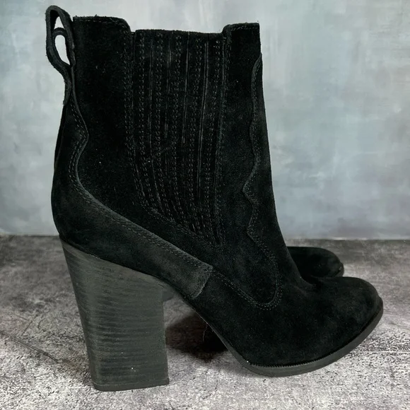 Dolce Vita Black Ankle Boots - Picture 11 of 13